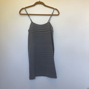 Boutique Mini Dress, Size XS, slate grey color.